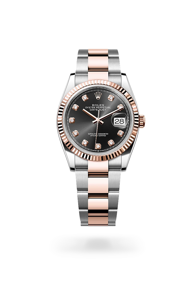 Rolex Datejust 36 in Everose Rolesor - combination of Oystersteel 